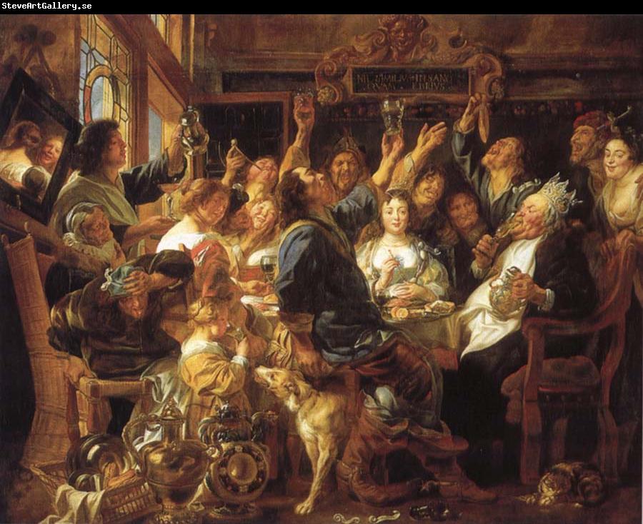 Jacob Jordaens Feast of the bean King